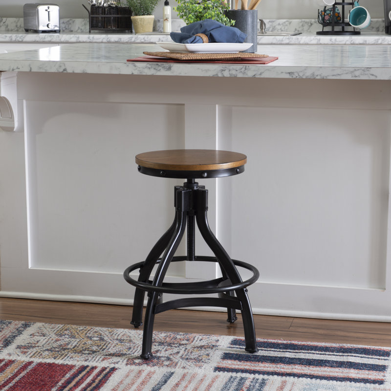 Williston Wellman Swivel Adjustable Height Stool & Reviews Wayfair